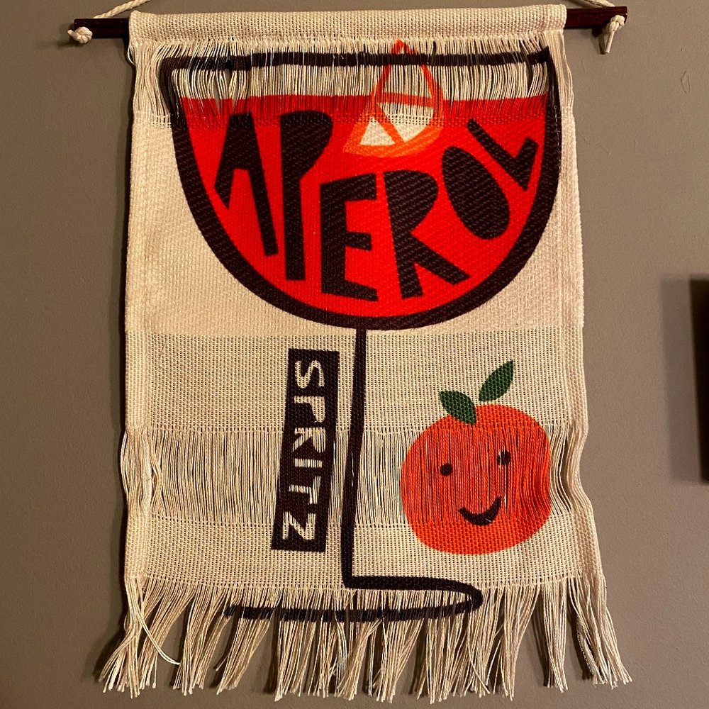 Aperol Spritz wall hanging! 🍊🍹🤩🧡